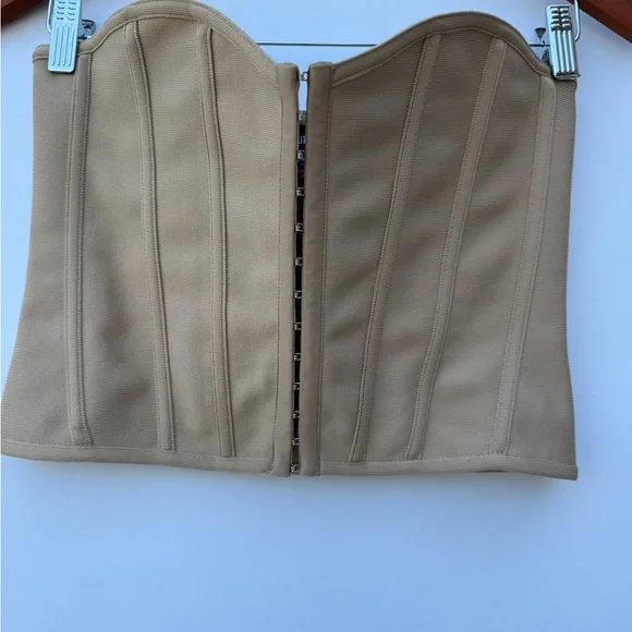 Pretty Lutle Thing STONE BANDAGE HOOK AND EYE STRUCTURED CORSET Size 8 - Picture 14 of 14